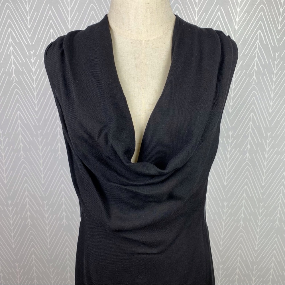 HELMUT LANG Cowl Neck Black Dress - Picture 7 of 9